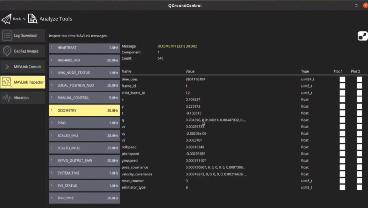 MavLink Inspector